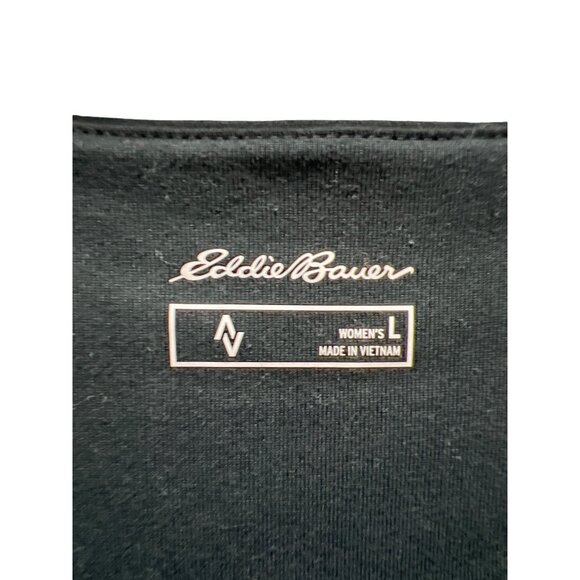 Eddie Bauer Black Aster Comfortable Crossover Dress - Picture 5 of 8